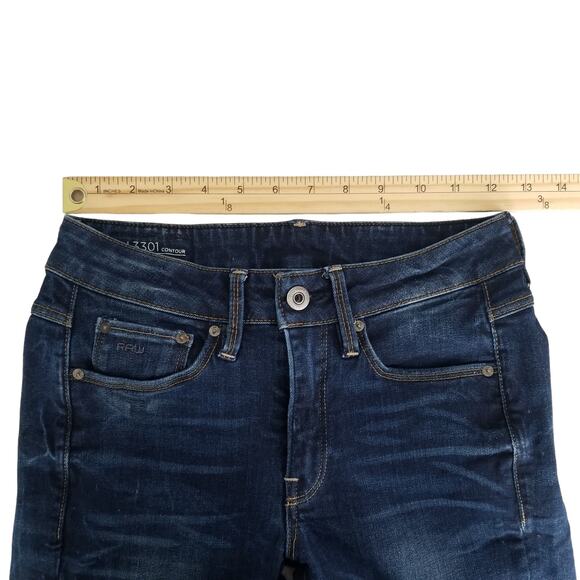 G-Star Raw 3301 Contour High Straight Women's Jeans, Size 25W - Picture 6 of 10
